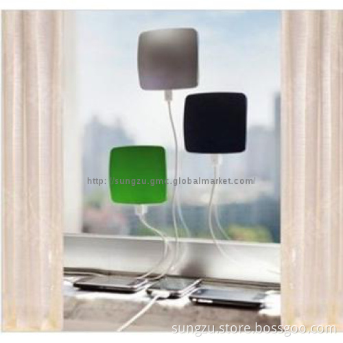 Solar charger with red led in charging